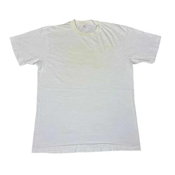 Vintage 70s JC Penney Combed Cotton Single Stitch Blank T Shirt Men's Large - Picture 1 of 11